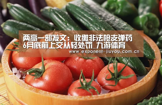 两高一部发文：收缴非法枪支弹药 6月底前上交从轻处罚_九游体